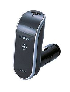 カーメイト 車用 マイナスイオン発生器 シガーソケット取り付け型 ブラック&シルバー KS6