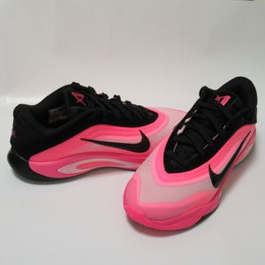 NIKE A ONE EP ピンク ブラック 24.5cm ナイキ エーワン バスケットボール レディース バ