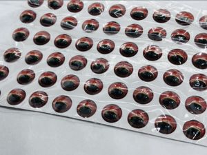 ルアー用 3Dリアルアイ 50個セット メガバス風 カゲロウ Megabass KAGELOU2