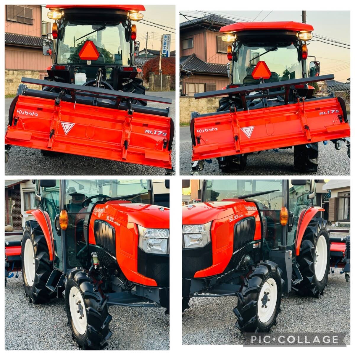 クボタ 4WD トラクター SL33L-PC 304時間 エアコン/キャビン付【茨城県