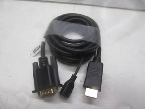 サンワサプライ KM-HD24V30 HDMI-VGA変換アダプタケーブル (HDMIオス-ミニD-sub15pinオス