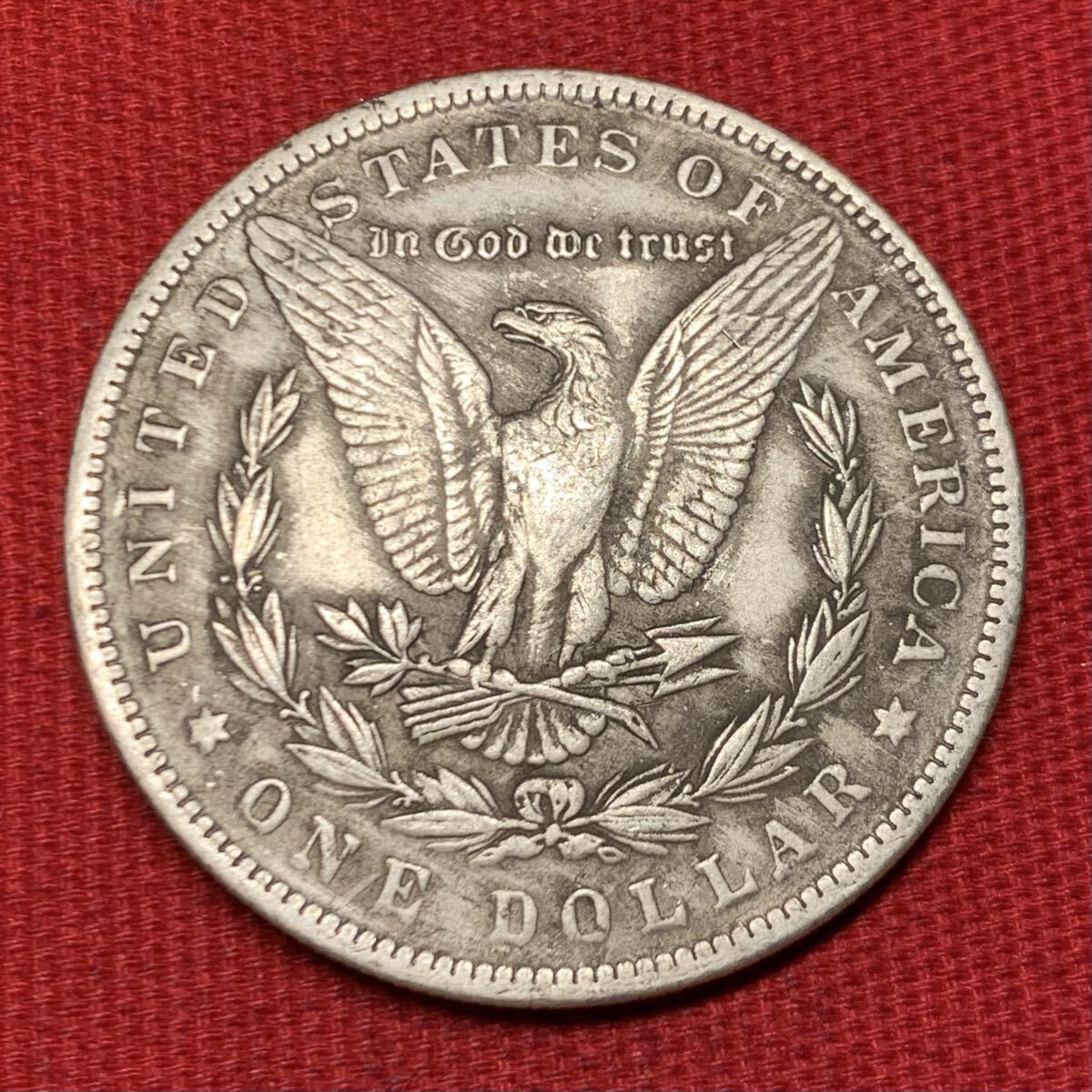 21.93g アメリカ古銭銀貨 1881年 イーグル貨幣 アダルトコイン(北