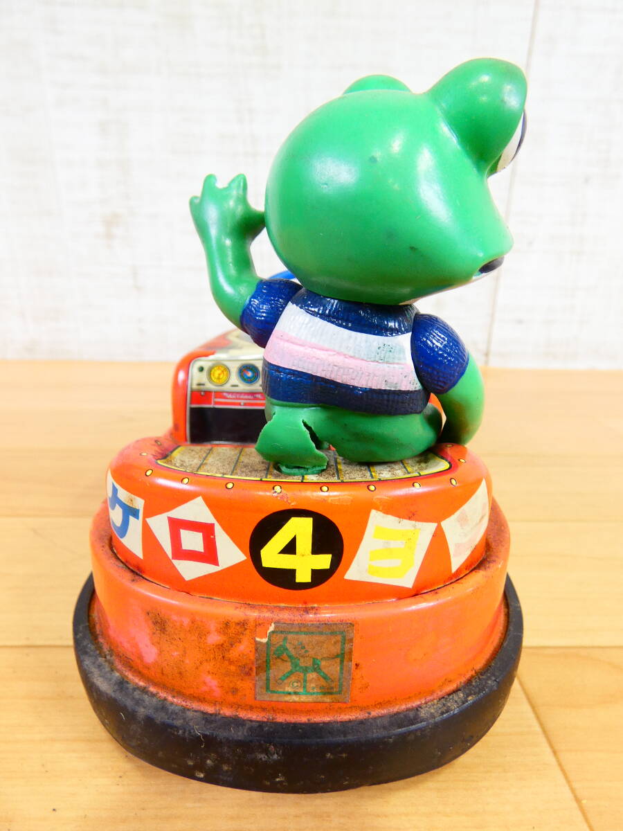 野村トーイ ダイハツ 三輪トラック ブリキ 当時物 レトロ グリーン S)◎ジャンク 当時もの 野村トーイ レトロ玩具 電動ブリキ玩具 木馬座