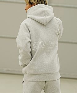 「NEW ERA」 プルオーバーパーカー X-LARGE グレー メンズ