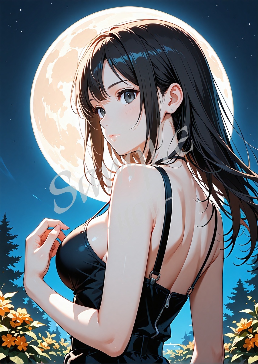 you3】1点物 オリジナル A4 AI イラスト アニメ ポスター グラビア