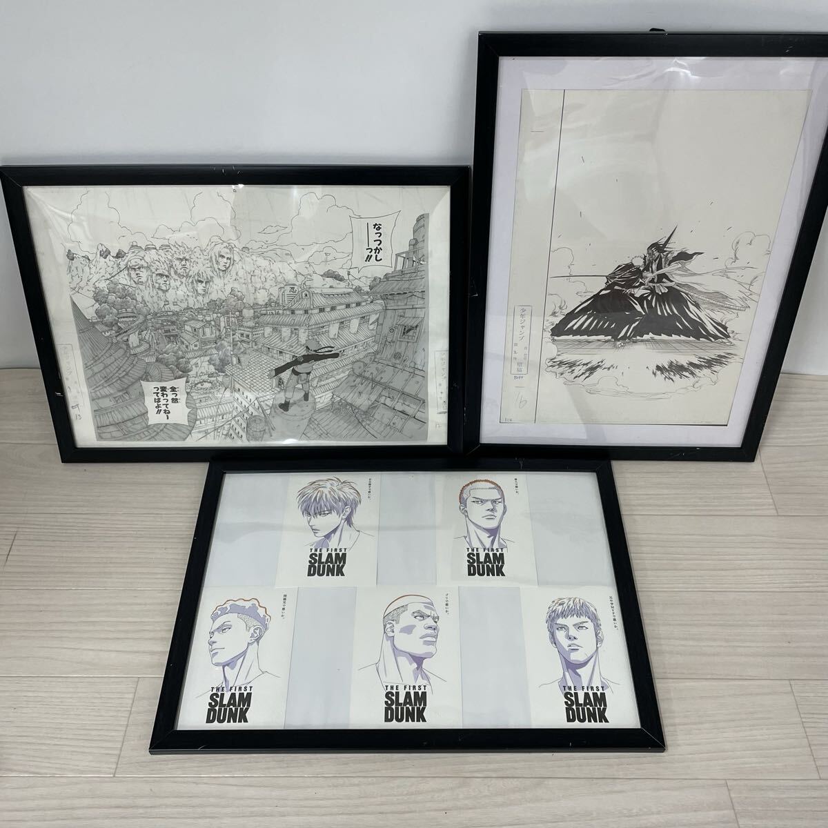 B9-1】ブリーチ EX ナルト 複製 原画 額装高精細複製原画 ? 木の葉隠れ