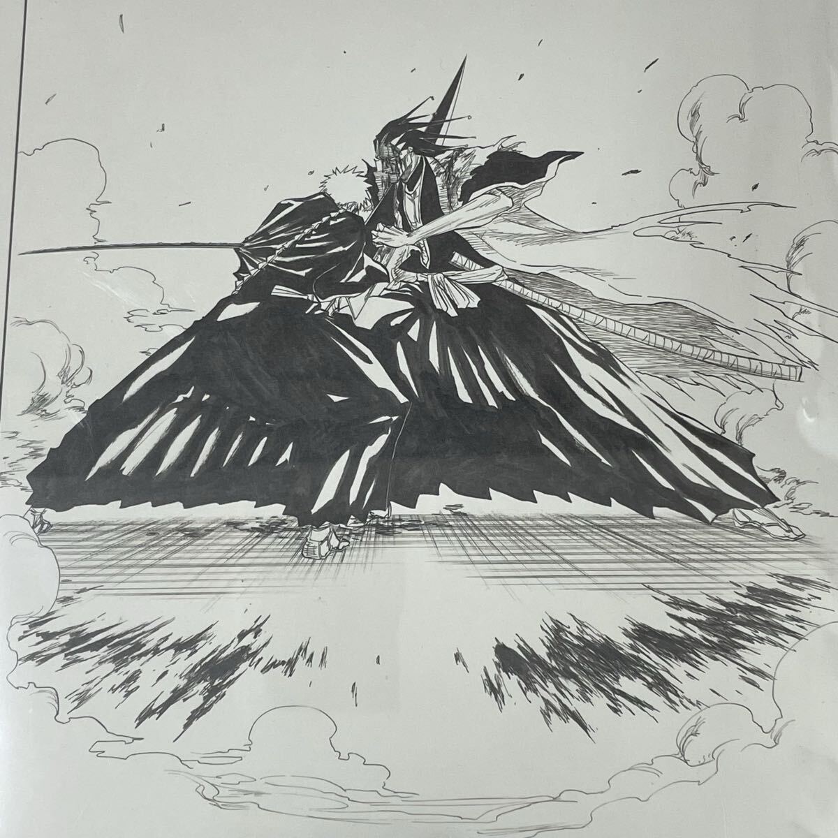 B9-1】ブリーチ EX ナルト 複製 原画 額装高精細複製原画 ? 木の葉隠れ