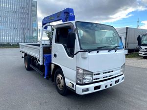 ◆平成26年 いすゞエルフ 2t 平ボディ タダノ4段クレーン フックイン ラジコン付 全塗装