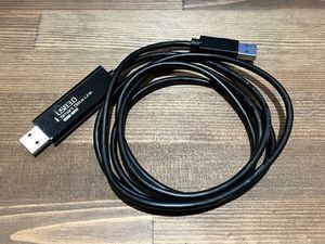 ■サンワサプライ SANWA SUPPLY ドラッグ＆ドロップ対応USB3.0リンクケーブル（Mac/Windo