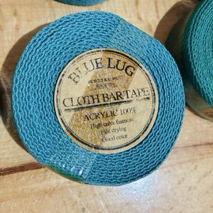 【未使用】*BLUE LUG* cloth bar tape (turquoise) コットン バーテープ ターコイズ 2本