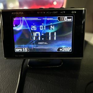 ☆ GS1-0115う60 CELLSTAR ASSURA VA-610E レーダー探知機 シガー電源付 GPS測位OK 電波