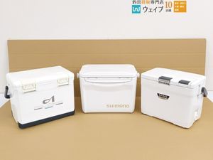 シマノ ホリデークール LZ-320Q 20L・フィクセル ベイシス 12L・クールエース 160 16L 計