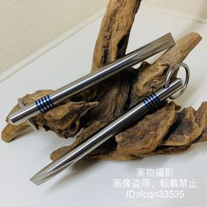 64チタン製 底物師 完璧底物石鯛ツール ピトン ペグ　2本セット 陽極酸化 底物磯釣り 長1