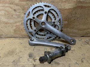 SUGINO ランドナー クランク 50-42-32 BBオマケ 中古パーツ OLD MTB ATB VINTAGE MTB ATB