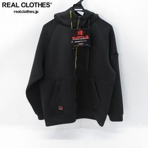 ☆（3）【未使用】BURTLE/バートル エアーテック ジップ フーディ/パーカー メタリックゴ