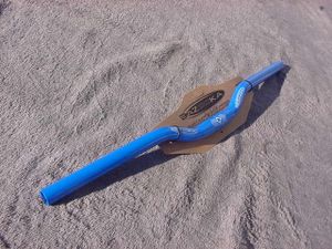 BAZOOKA 1 inch Riser bar 25.4φ 600㎜ blue 新品未使用