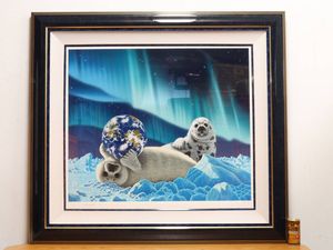 シム・シメール「星から生まれて」シルクスクリーン，売切