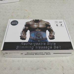 4スマートスリムベルト　マッサージベルト　充電式腹筋トレーニング【60サイズ】