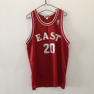 EI2104 実物 NBA製 EAST ＃20 タンクトップ レッド XL