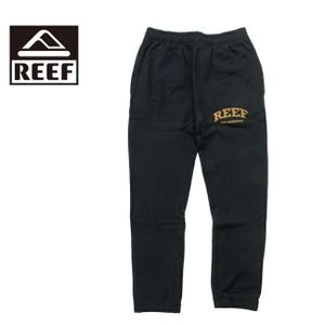 REEF リーフ LOGO SWEAT PANT SLIM ロゴスウェットパンツスリム RFPTM2212 BLK M スウェ