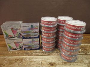 【OC-8319】未開封 未使用 DVD-R 大量 まとめ セット FORTIS TDK MITSUBISHI ディスク 東