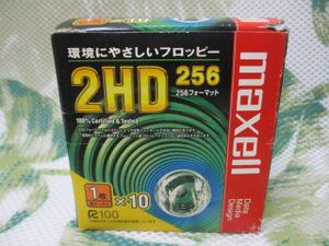 Maxell マクセル フロッピーディスク 2HD MFHD256.C10P 256フォーマット 10枚入