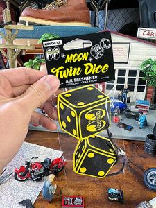 ムーンアイズ　ツインダイス　エアーフレッシュナー　両面デザイン ■ アメリカン雑貨 ア