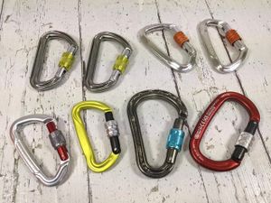 【1yt223】登山 クライミング用品 ロックカラビナ×8点セット DMM◆MAMMUT マムート◆KON