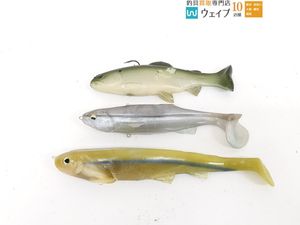 シグナル カープヘッド・ハドルストン ハドルトラウト 10インチ 等計3個中古スイムベイト