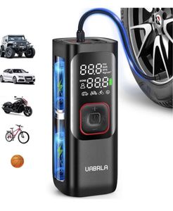 UABRLA(ウアブラ)電動空気入れ 7500mAh バイク 空気入れ 最大圧力160PSI 自転車/車/バイ