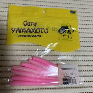 ゲーリーヤマモト　4カットテールワーム サクラ　 早期終了不可品