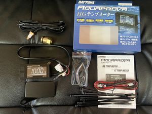 在庫あり CBX400F デイトナ ハイグレード テンプメーター セット 油温計 デジタル メータ
