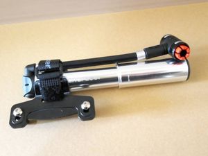 パナレーサー　ワンタッチミニポンプ　BMP-23AEZ-S　米式　仏式　携帯空気入れ　Panarace