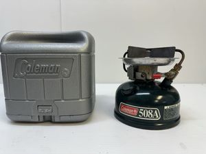 【現状品】Coleman ガソリンシングルバーナー Model 508A/コールマン/キャンプ/アウトド