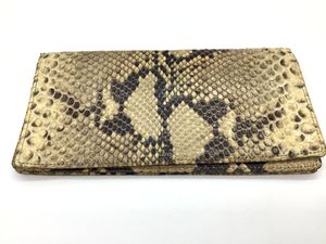 y0788 DIAMOND PYTHON ダイヤモンドパイソン 長財布 蛇革？ ウォレット ヴィンテージ 詳