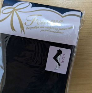 トレンカ　3枚組　80デニール　レギンス　タイツウエストゴム ボトム 薄手 スパッツ スト