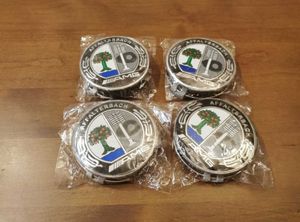 メルセデスベンツ ホイールセンターキャップ AMGカラー 4個セット