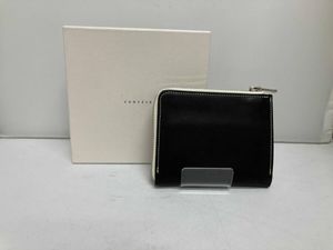cantate カンタータ 24SSCA0453 L-Shaped Wallet L字型 レザーウォレット 財布 ブラック