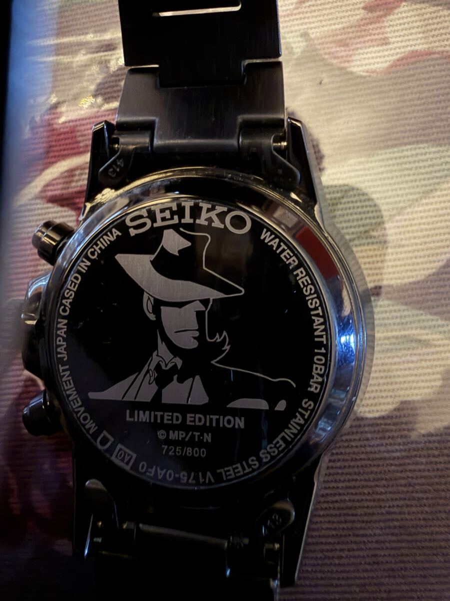 ルパン3世 セイコー コラボ ソーラー時計 次元大介 限定800本 SEIKO