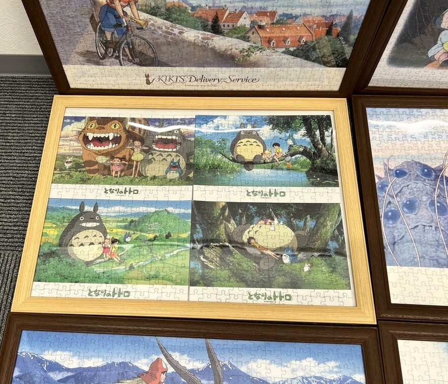 ジブリ ジグソーパズル 完成品 10点まとめ 【中古】 もののけ姫 天空の