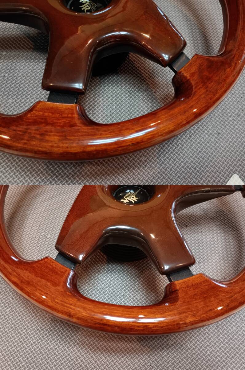 良品！ITALY「IFRA」/イタリア「イフラ」ウッドステアリング/大径37Φ