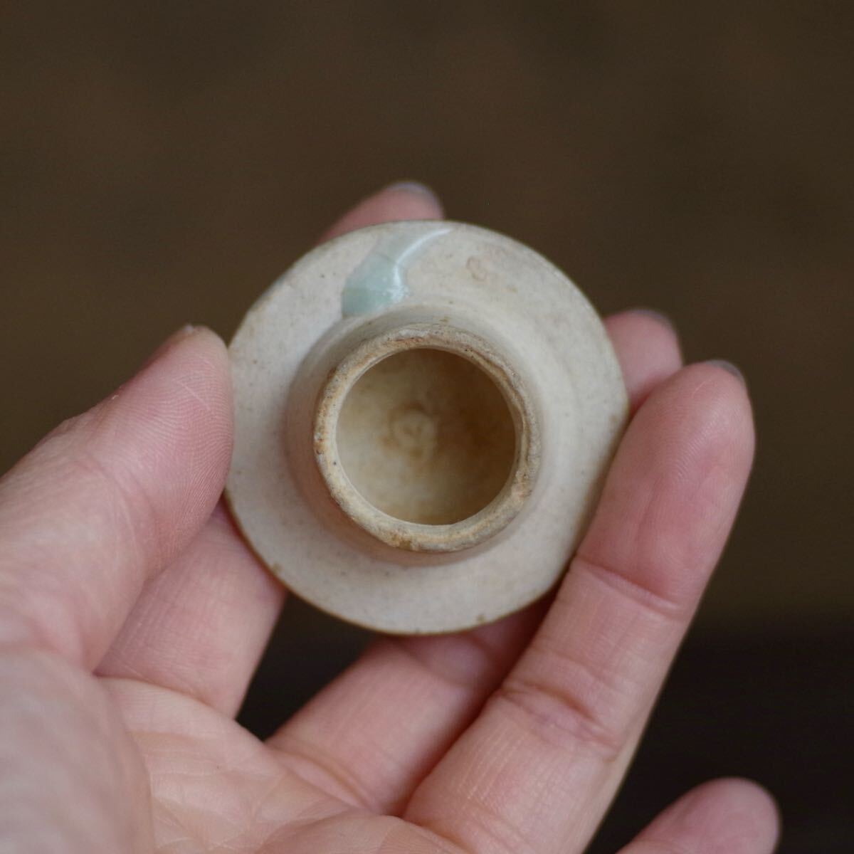 希少 箱付】影青蓋付小壷 影青 宋時代 香合 茶入 青白磁 中国美術 古民