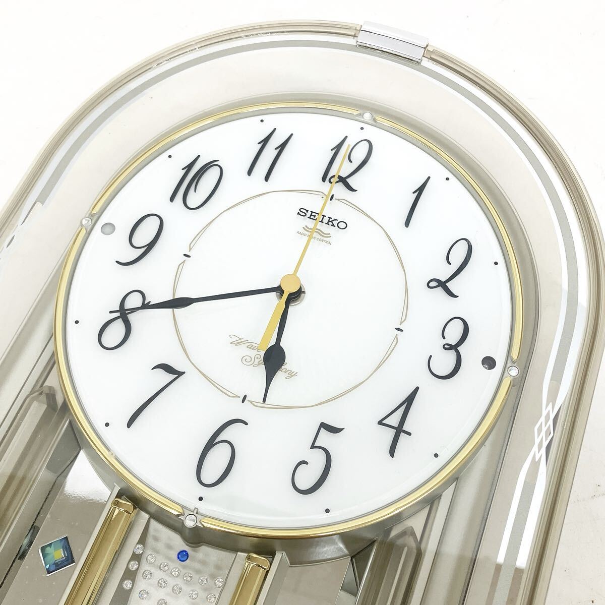 SEIKO セイコー ウェーブシンフォニー 電波からくり掛け時計 AM227S