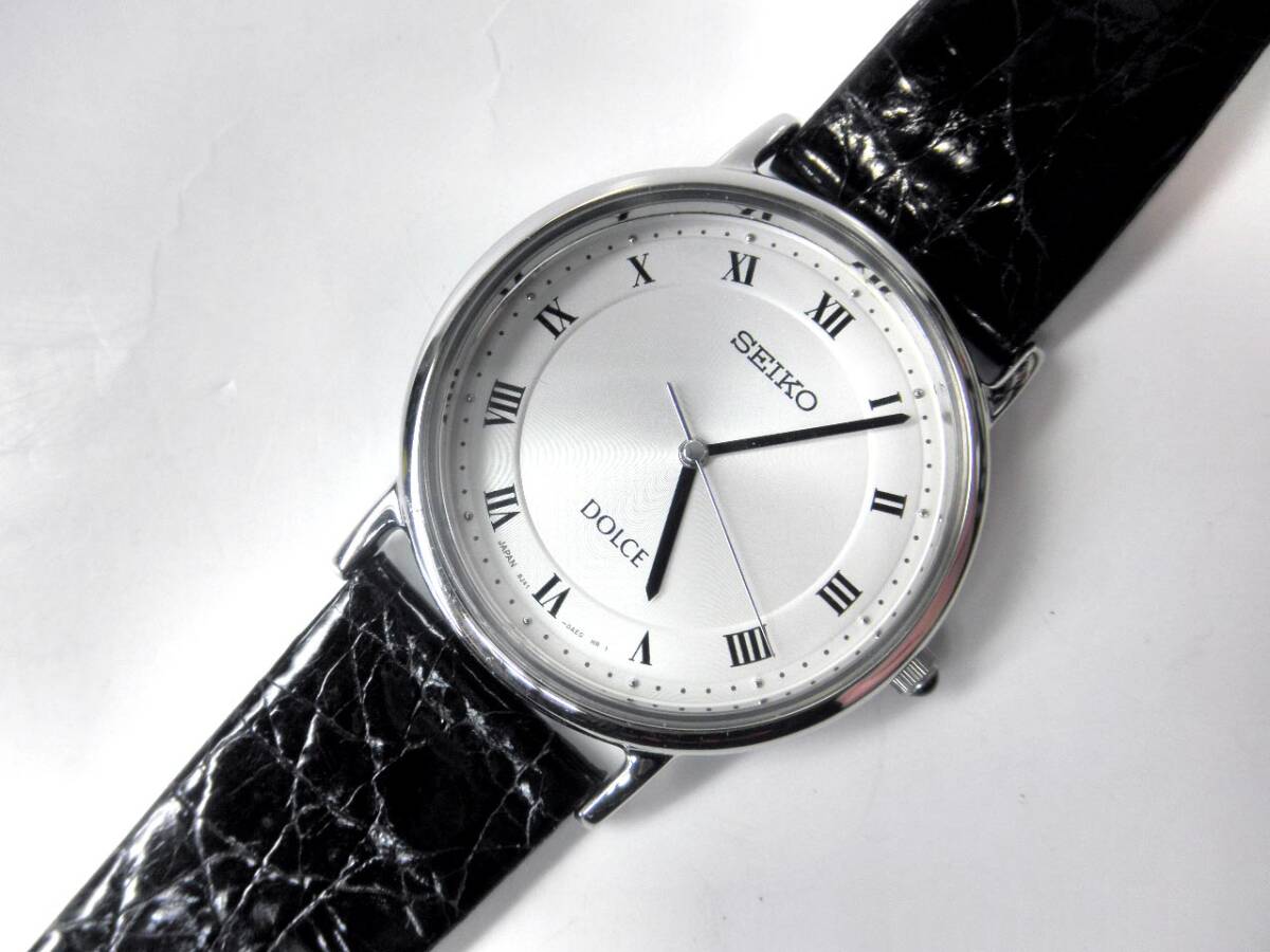 SEIKO【DOLCE】8J41-0AC0/クォーツ式/Cal.8J41B/メンズ/ステンレス