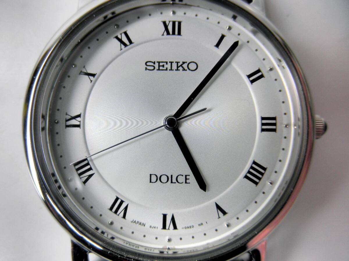 SEIKO【DOLCE】8J41-0AC0/クォーツ式/Cal.8J41B/メンズ/ステンレス
