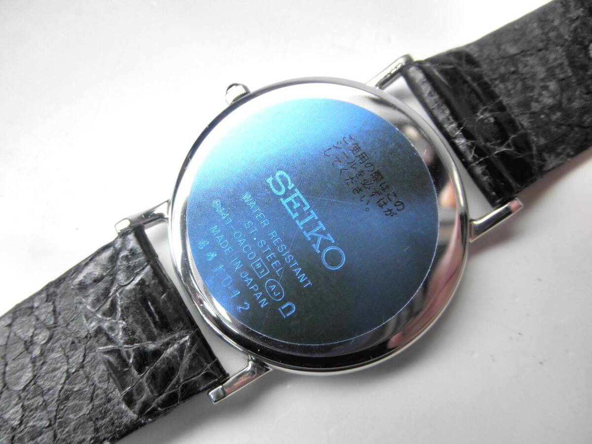 SEIKO【DOLCE】8J41-0AC0/クォーツ式/Cal.8J41B/メンズ/ステンレス