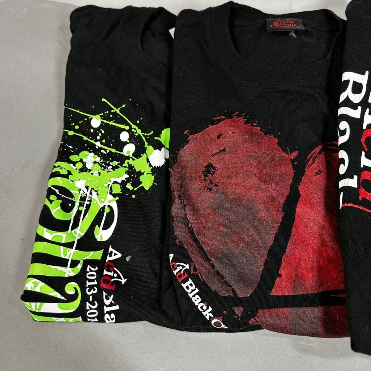 【美品】Acid Black Cherry Tシャツ タオル バッグなど S883 Acid Black Cherry グッズ バッグ タオル Tシャツ 等 まとめて
