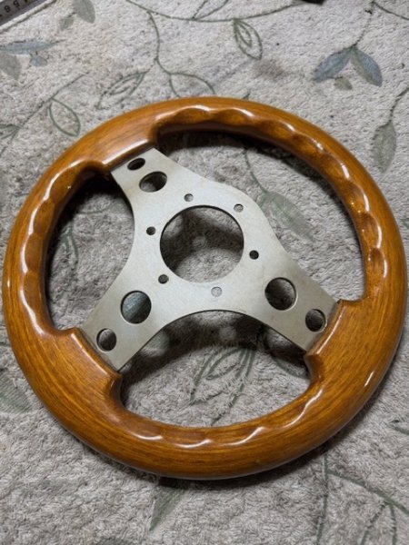 旧車 当時物 OBRハンドル 通称オバハン 28cm ミニハン