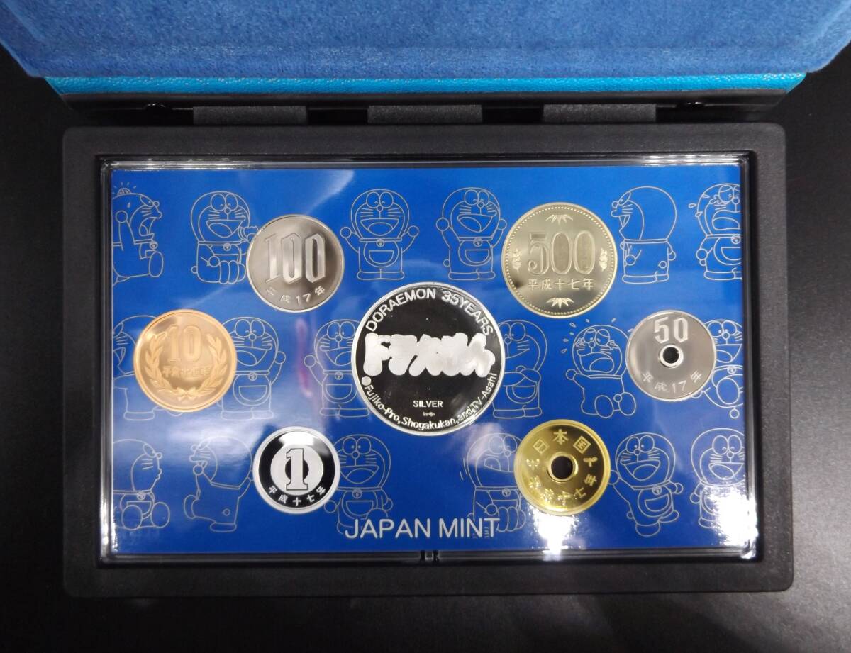ドラえもん誕生35周年 2005 銀メダル ドラえもん誕生35周年 2005プルーフ貨幣セット SV925 銀メダル入 記念