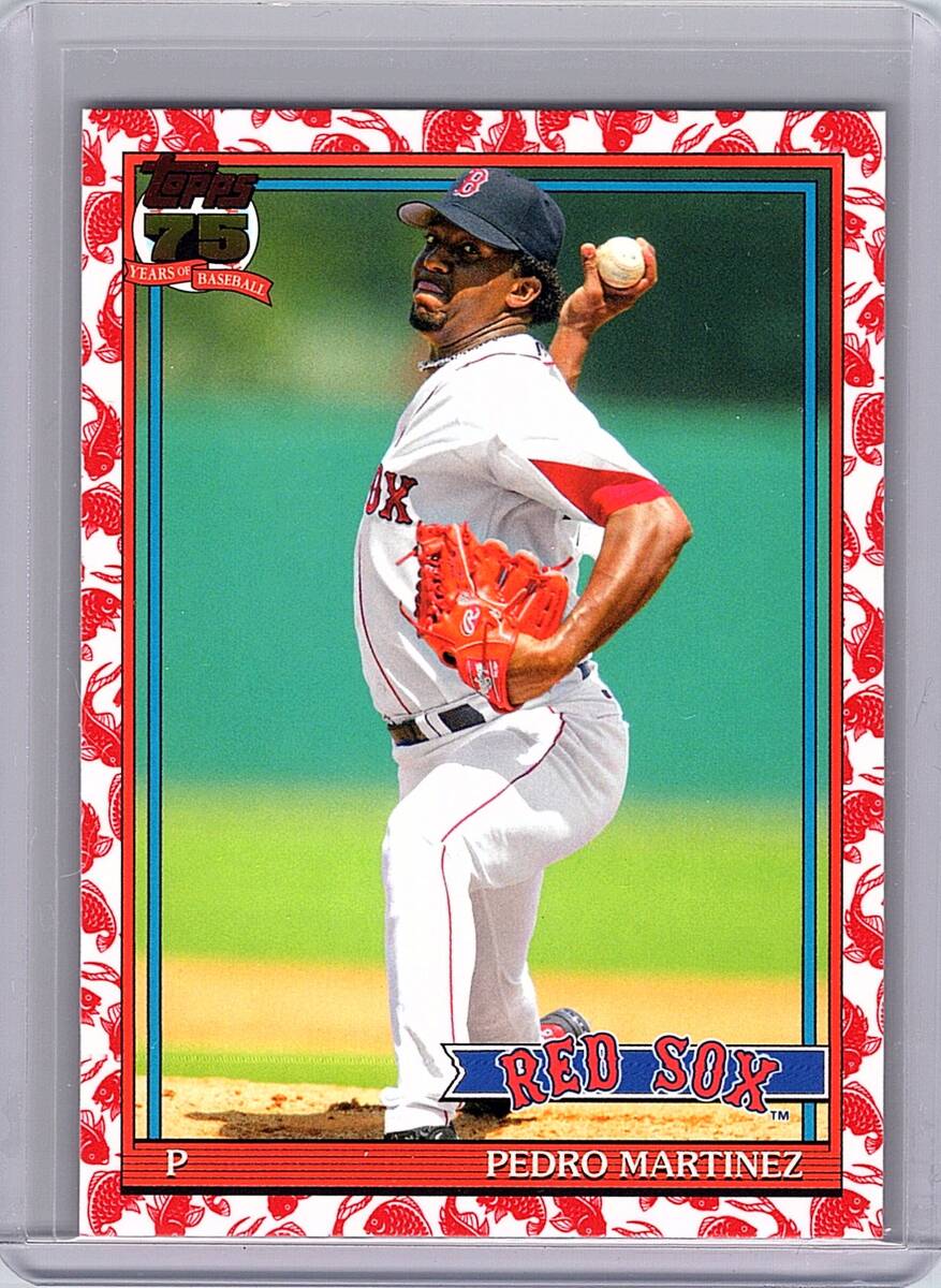 466 大リーグカード　ペドロ.マルチネス Pedro Martinez MLB 2026 Topps Series 1 Japan Edition Koi Parallel